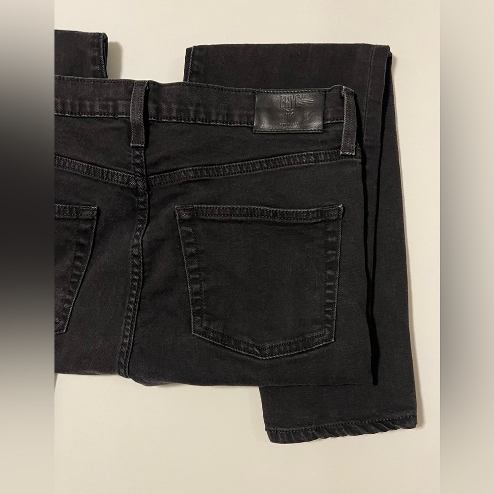 FRYE Black Skinny Jeans - Stretchy & High-Rise - Size 30 - Picture 5 of 11